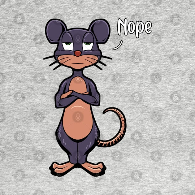 Mouse nay-sayer - Nope by Modern Medieval Design